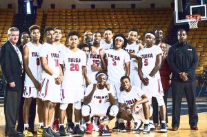 Tulsa Central Varsity boys are strong candidates to bring home the Gold Ball in this weekends state high school basketball tournaments. Photo Credit Facebook