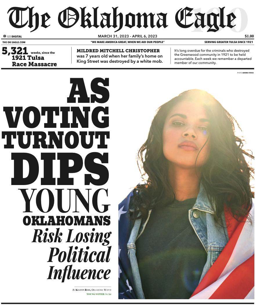 Gary Lee, M. David Goodwin, James Goodwin, Ross Johnson, Sam Levrault, Kimberly Marsh, African American News, Black News, African American Newspaper, Black Owned Newspaper, The Oklahoma Eagle, The Eagle, Black Wall Street, Tulsa Race Massacre, 1921 Tulsa Race Massacre