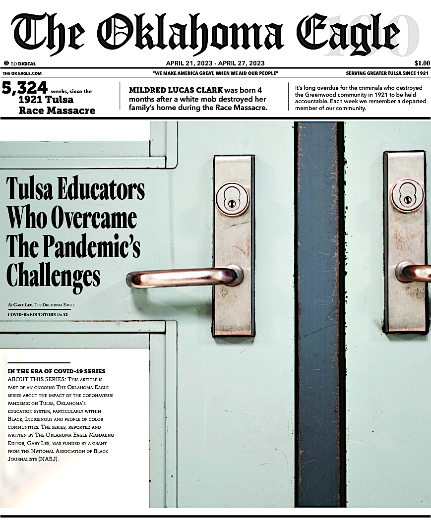 Gary Lee, M. David Goodwin, James Goodwin, Ross Johnson, Sam Levrault, Kimberly Marsh, African American News, Black News, African American Newspaper, Black Owned Newspaper, The Oklahoma Eagle, The Eagle, Black Wall Street, Tulsa Race Massacre, 1921 Tulsa Race Massacre