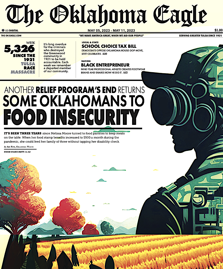 Gary Lee, M. David Goodwin, James Goodwin, Ross Johnson, Sam Levrault, Kimberly Marsh, African American News, Black News, African American Newspaper, Black Owned Newspaper, The Oklahoma Eagle, The Eagle, Black Wall Street, Tulsa Race Massacre, 1921 Tulsa Race Massacre
