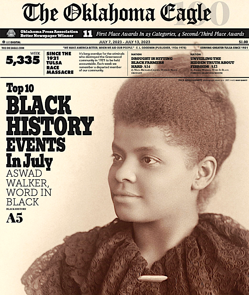 Gary Lee, M. David Goodwin, James Goodwin, Ross Johnson, Sam Levrault, Kimberly Marsh, African American News, Black News, African American Newspaper, Black Owned Newspaper, The Oklahoma Eagle, The Eagle, Black Wall Street, Tulsa Race Massacre, 1921 Tulsa Race Massacre