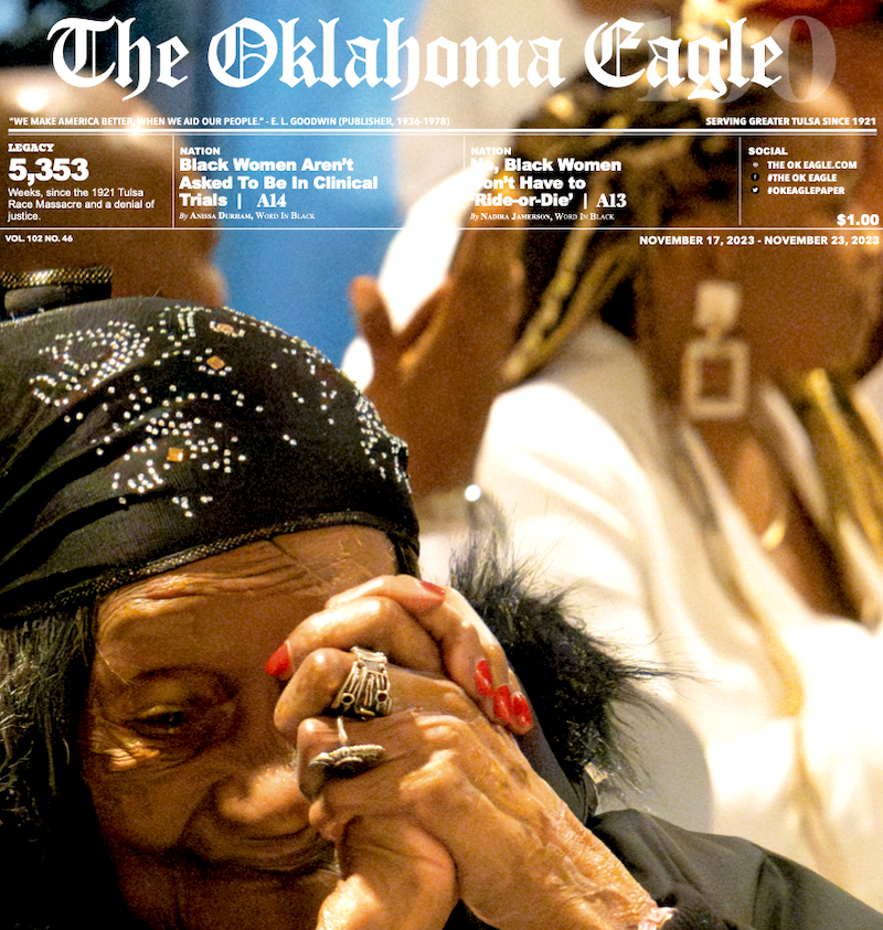 Jeremy Kuzmarov, Gary Lee, M. David Goodwin, James Goodwin, Ross Johnson, Sam Levrault, Kimberly Marsh, African American News, Black News, African American Newspaper, Black Owned Newspaper, The Oklahoma Eagle, The Eagle, Black Wall Street, Tulsa Race Massacre, 1921 Tulsa Race Massacre