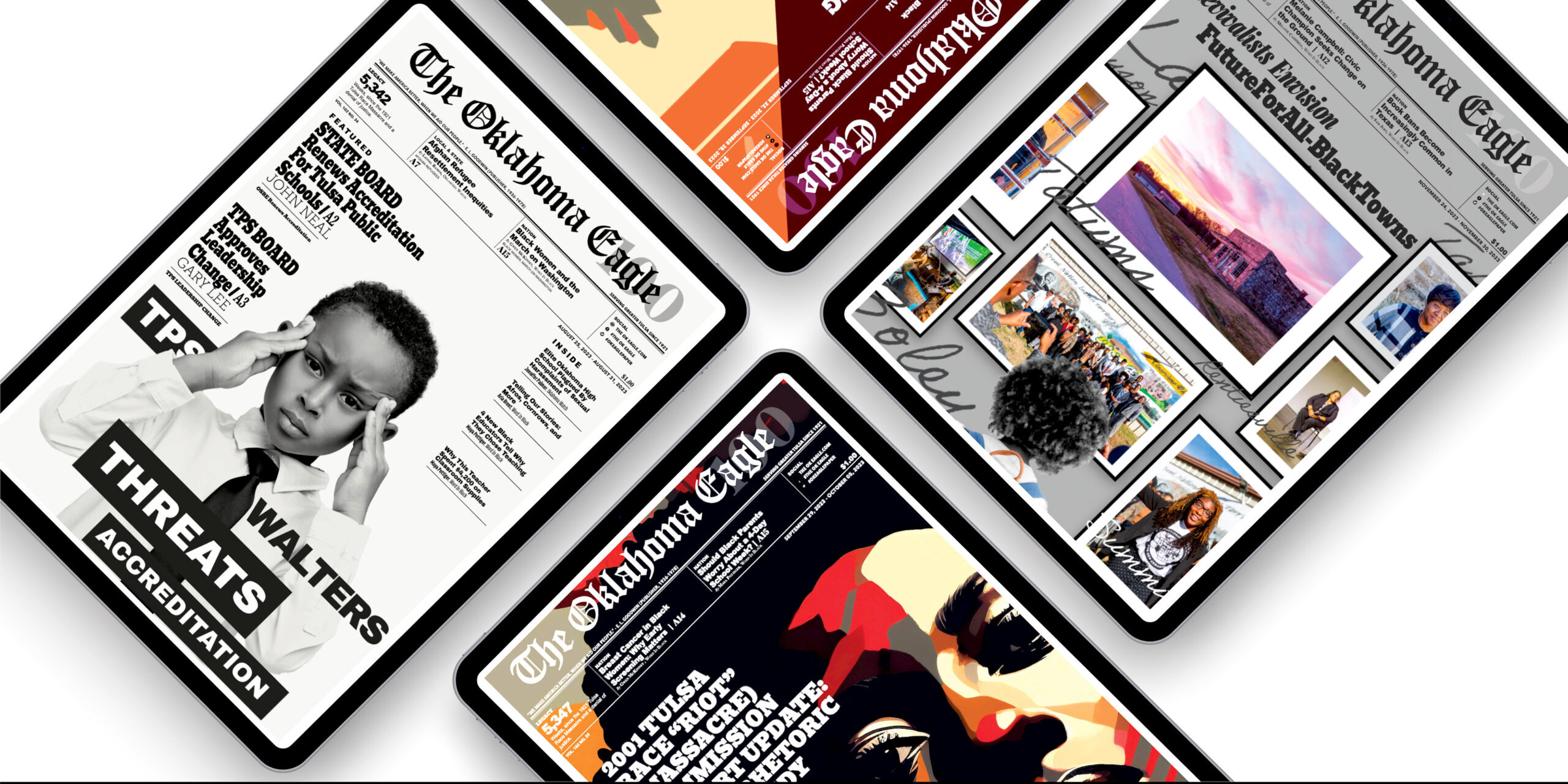 John Neal, All-Black Towns, Black Towns, Oklahoma Black Towns, Historic Black Towns, Gary Lee, M. David Goodwin, James Goodwin, Ross Johnson, Sam Levrault, Kimberly Marsh, African American News, Black News, African American Newspaper, Black Owned Newspaper, The Oklahoma Eagle, The Eagle, Black Wall Street, Tulsa Race Massacre, 1921 Tulsa Race Massacre