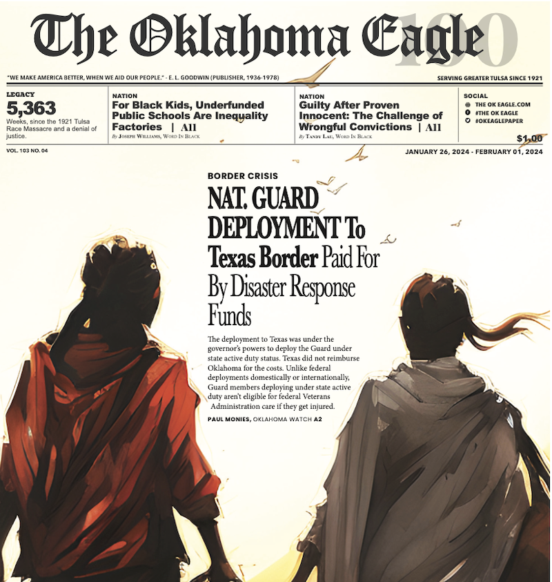 Tulsa Public Schools, All-Black Towns, Black Towns, Oklahoma Black Towns, Historic Black Towns, Gary Lee, M. David Goodwin, James Goodwin, Ross Johnson, Sam Levrault, Kimberly Marsh, John Neal, African American News, Black News, African American Newspaper, Black Owned Newspaper, The Oklahoma Eagle, The Eagle, Black Wall Street, Tulsa Race Massacre, 1921 Tulsa Race Massacre