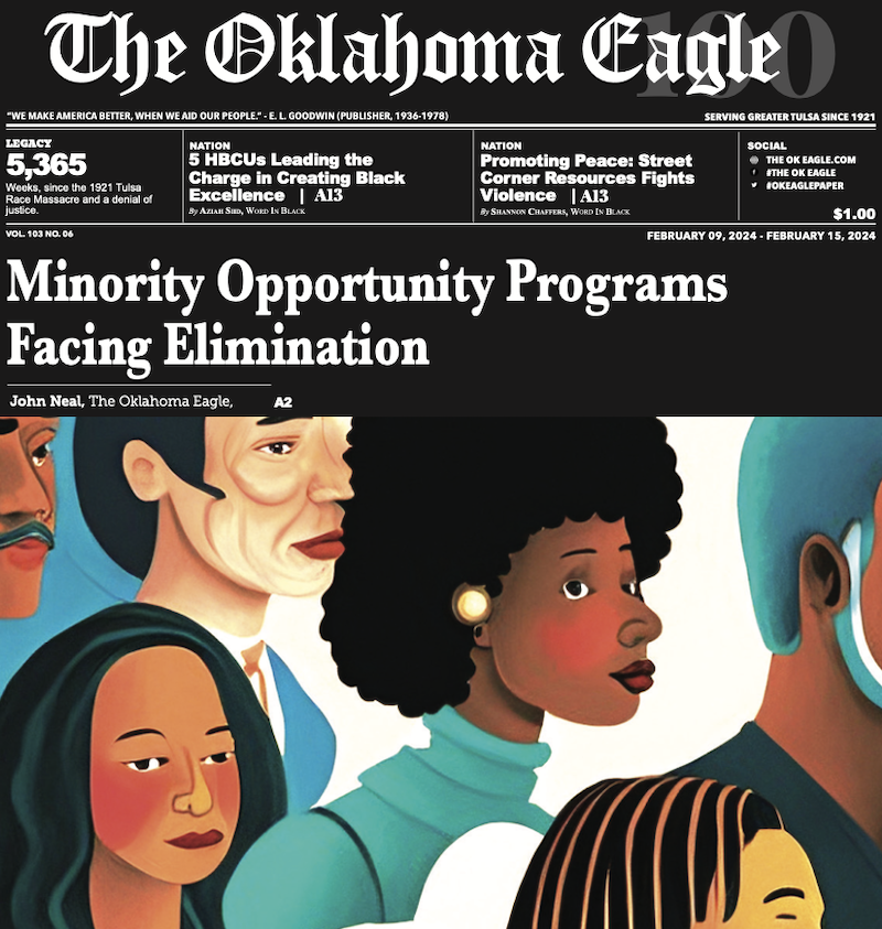 Tulsa Public Schools, All-Black Towns, Black Towns, Oklahoma Black Towns, Historic Black Towns, Gary Lee, M. David Goodwin, James Goodwin, Ross Johnson, Sam Levrault, Kimberly Marsh, John Neal, African American News, Black News, African American Newspaper, Black Owned Newspaper, The Oklahoma Eagle, The Eagle, Black Wall Street, Tulsa Race Massacre, 1921 Tulsa Race Massacre
