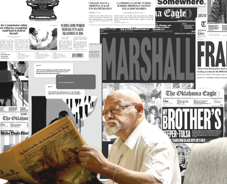 James Goodwin, Jim Goodwin, OPA, Oklahoma Press Association, H. Milt Phillips Award, All-Black Towns, Black Towns, Oklahoma Black Towns, Historic Black Towns, Gary Lee, M. David Goodwin, James Goodwin, Ross Johnson, Sam Levrault, Kimberly Marsh, John Neal, African American News, Black News, African American Newspaper, Black Owned Newspaper, The Oklahoma Eagle, The Eagle, Black Wall Street, Tulsa Race Massacre, 1921 Tulsa Race Massacre