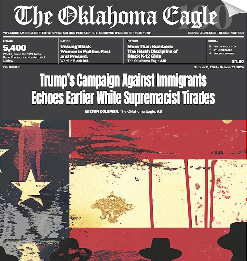 All-Black Towns, Black Towns, Oklahoma Black Towns, Historic Black Towns, Gary Lee, M. David Goodwin, James Goodwin, Ross Johnson, Sam Levrault, Kimberly Marsh, John Neal, African American News, Black News, African American Newspaper, Black Owned Newspaper, The Oklahoma Eagle, The Eagle, Black Wall Street, Tulsa Race Massacre, 1921 Tulsa Race Massacre
