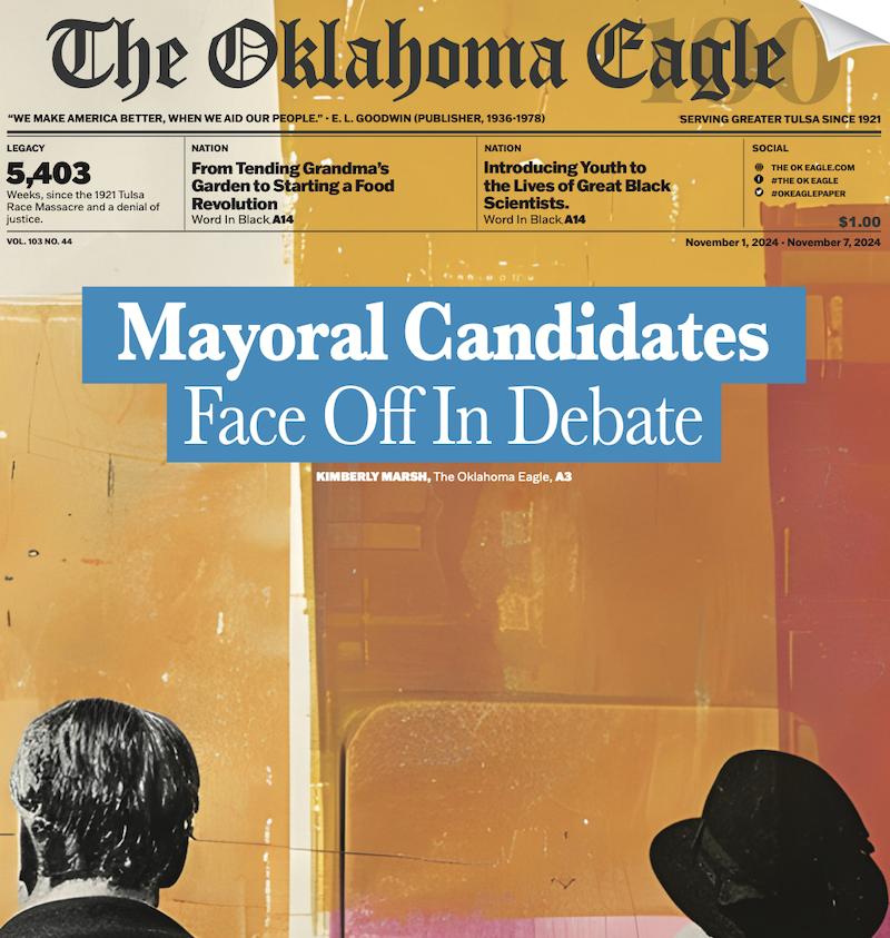 All-Black Towns, Black Towns, Oklahoma Black Towns, Historic Black Towns, Gary Lee, M. David Goodwin, James Goodwin, Ross Johnson, Sam Levrault, Kimberly Marsh, John Neal, African American News, Black News, African American Newspaper, Black Owned Newspaper, The Oklahoma Eagle, The Eagle, Black Wall Street, Tulsa Race Massacre, 1921 Tulsa Race Massacre