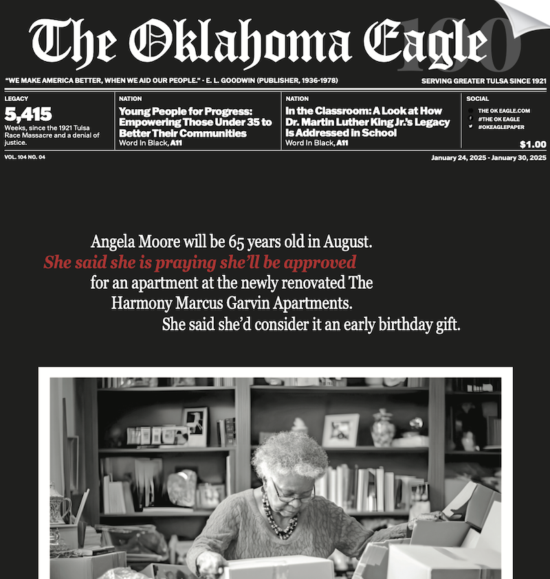 All-Black Towns, Black Towns, Oklahoma Black Towns, Historic Black Towns, Gary Lee, M. David Goodwin, James Goodwin, Ross Johnson, Sam Levrault, Kimberly Marsh, John Neal, African American News, Black News, African American Newspaper, Black Owned Newspaper, The Oklahoma Eagle, The Eagle, Black Wall Street, Tulsa Race Massacre, 1921 Tulsa Race Massacre