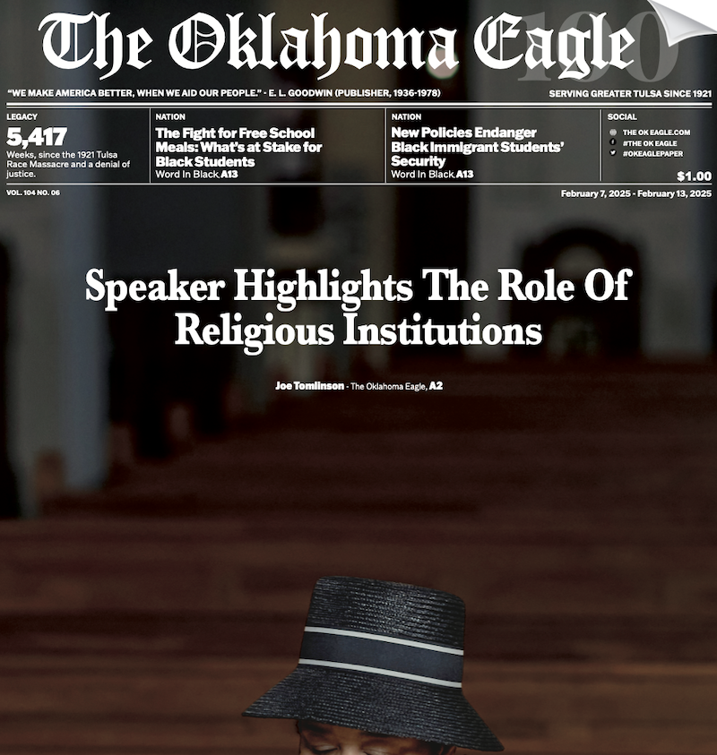 All-Black Towns, Black Towns, Oklahoma Black Towns, Historic Black Towns, Gary Lee, M. David Goodwin, James Goodwin, Ross Johnson, Sam Levrault, Kimberly Marsh, John Neal, African American News, Black News, African American Newspaper, Black Owned Newspaper, The Oklahoma Eagle, The Eagle, Black Wall Street, Tulsa Race Massacre, 1921 Tulsa Race Massacre