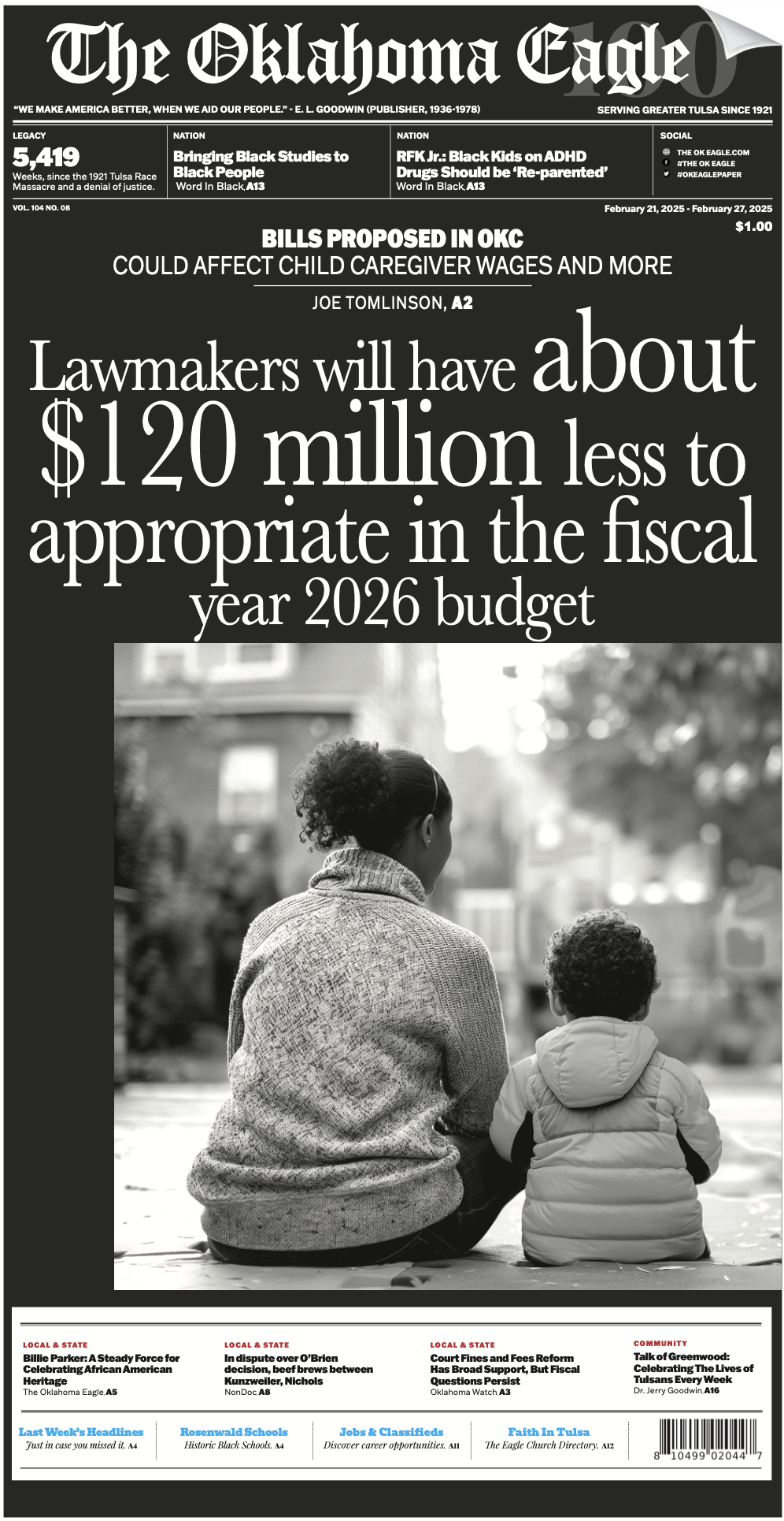 All-Black Towns, Black Towns, Oklahoma Black Towns, Historic Black Towns, Gary Lee, M. David Goodwin, James Goodwin, Ross Johnson, Sam Levrault, Kimberly Marsh, John Neal, African American News, Black News, African American Newspaper, Black Owned Newspaper, The Oklahoma Eagle, The Eagle, Black Wall Street, Tulsa Race Massacre, 1921 Tulsa Race Massacre