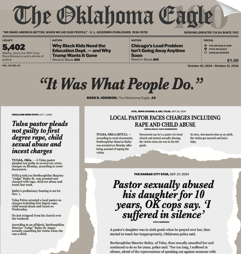 All-Black Towns, Black Towns, Oklahoma Black Towns, Historic Black Towns, Gary Lee, M. David Goodwin, James Goodwin, Ross Johnson, Sam Levrault, Kimberly Marsh, John Neal, African American News, Black News, African American Newspaper, Black Owned Newspaper, The Oklahoma Eagle, The Eagle, Black Wall Street, Tulsa Race Massacre, 1921 Tulsa Race Massacre