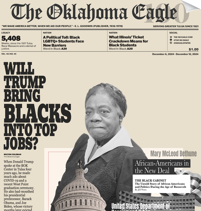 All-Black Towns, Black Towns, Oklahoma Black Towns, Historic Black Towns, Gary Lee, M. David Goodwin, James Goodwin, Ross Johnson, Sam Levrault, Kimberly Marsh, John Neal, African American News, Black News, African American Newspaper, Black Owned Newspaper, The Oklahoma Eagle, The Eagle, Black Wall Street, Tulsa Race Massacre, 1921 Tulsa Race Massacre