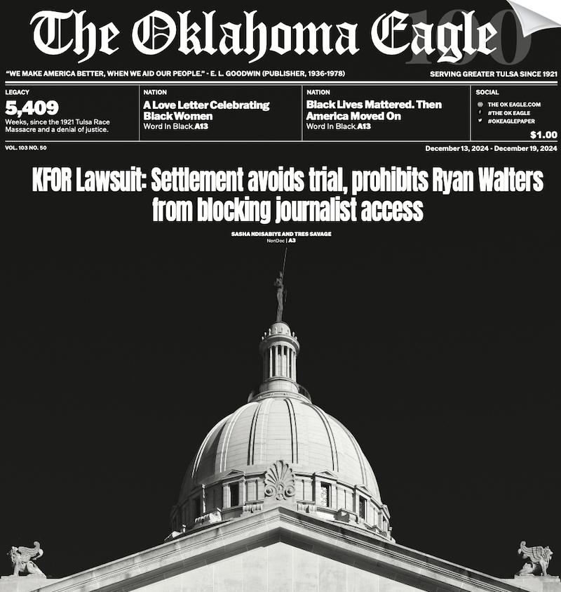 All-Black Towns, Black Towns, Oklahoma Black Towns, Historic Black Towns, Gary Lee, M. David Goodwin, James Goodwin, Ross Johnson, Sam Levrault, Kimberly Marsh, John Neal, African American News, Black News, African American Newspaper, Black Owned Newspaper, The Oklahoma Eagle, The Eagle, Black Wall Street, Tulsa Race Massacre, 1921 Tulsa Race Massacre