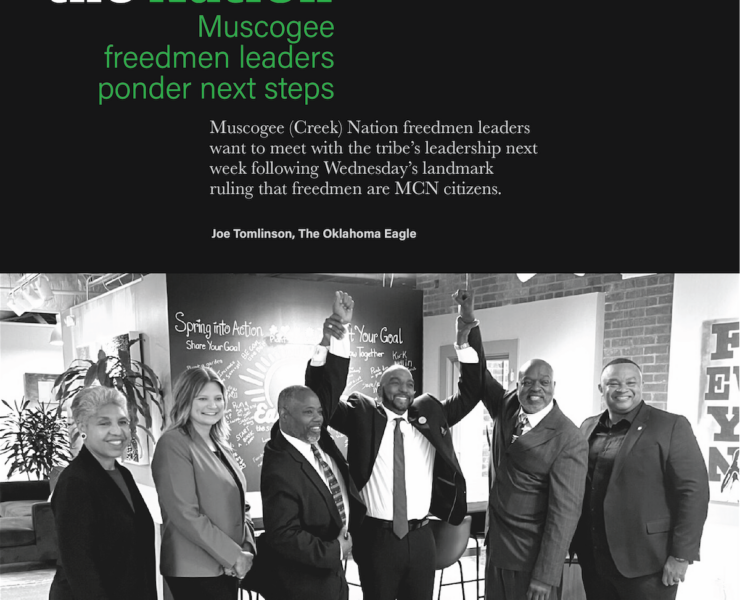 Muscogee Creek Nation, freedmen, Oklahoma Black Towns, Historic Black Towns, Gary Lee, M. David Goodwin, James Goodwin, Ross Johnson, Sam Levrault, Kimberly Marsh, John Neal, African American News, Black News, African American Newspaper, Black Owned Newspaper, The Oklahoma Eagle, The Eagle, Black Wall Street, Tulsa Race Massacre, 1921 Tulsa Race Massacre