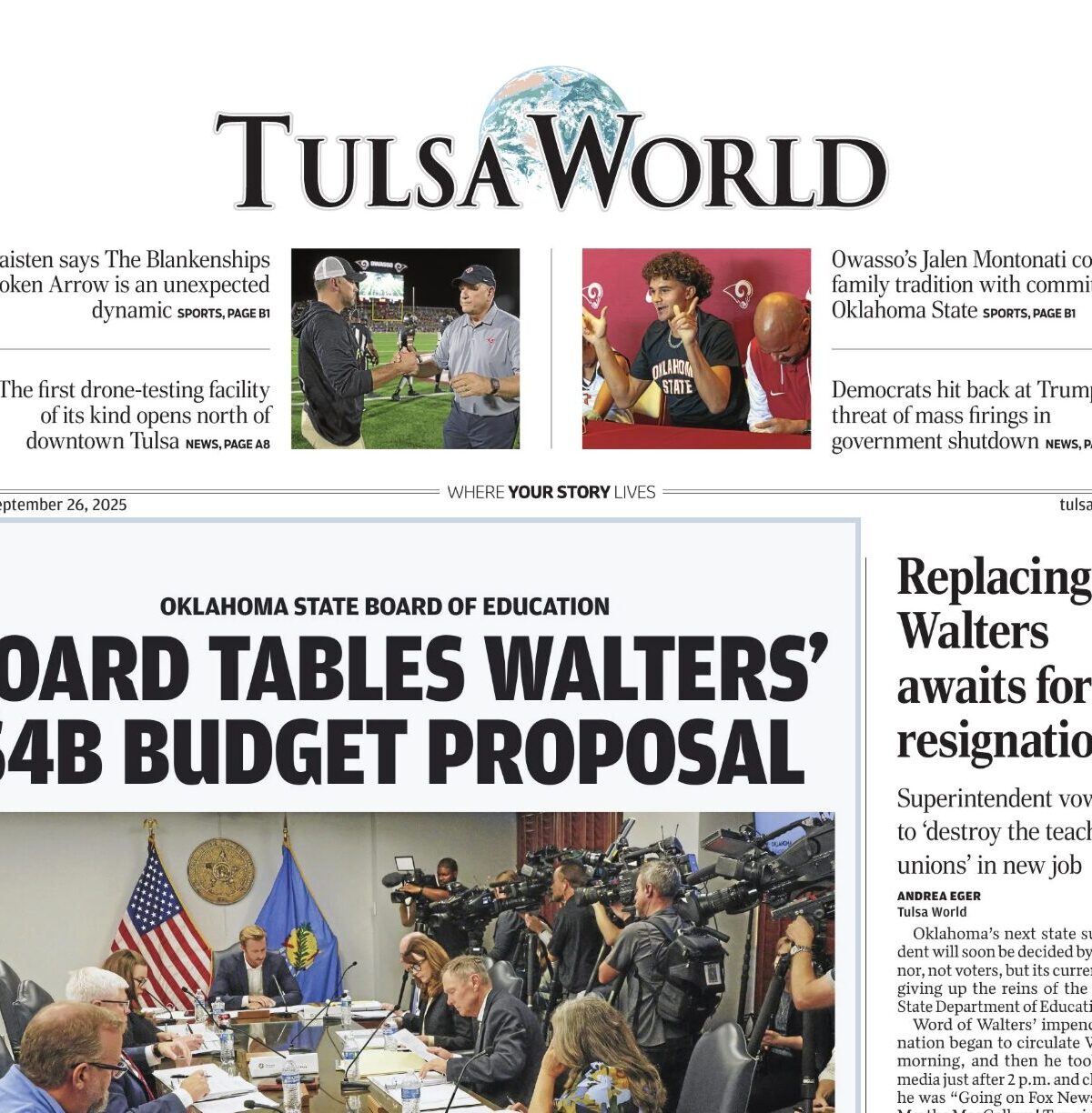 tulsa world tulsa world, the eagle, oklahoma eagle, tulsa