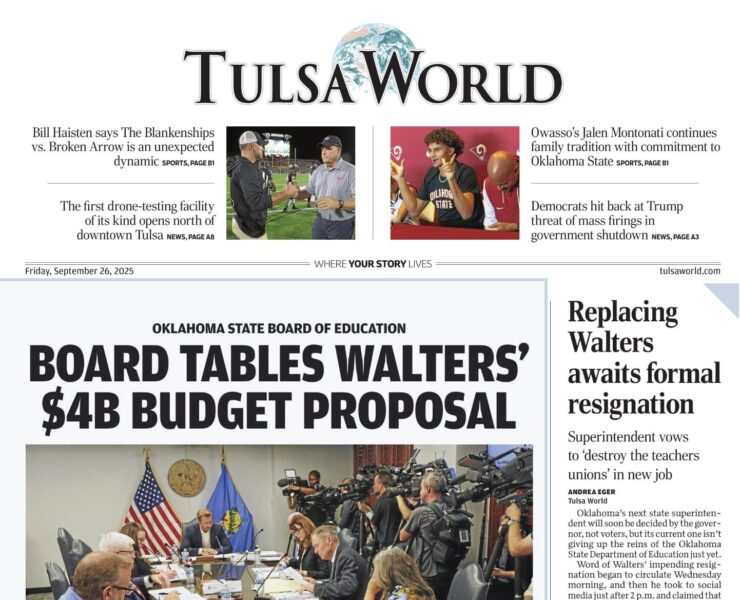 tulsa world, the eagle, oklahoma eagle, tulsa