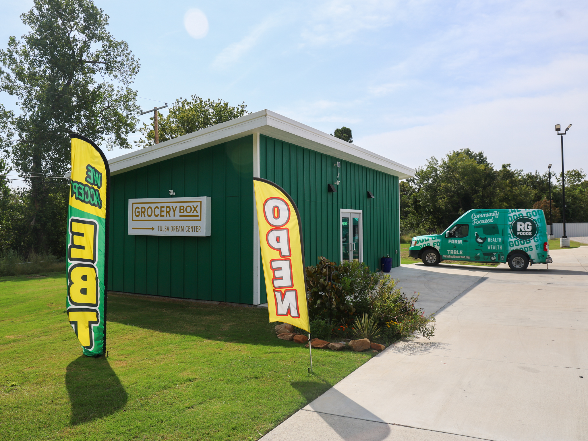 The grocery box, the Eagle, oklahoma eagle, tulsa dream center, north tulsa