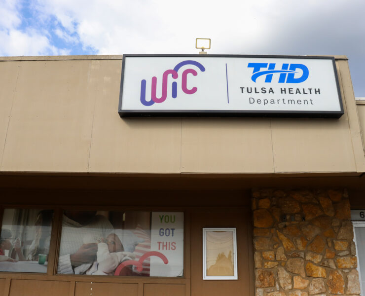 A building in Tulsa with WIC on the facade.